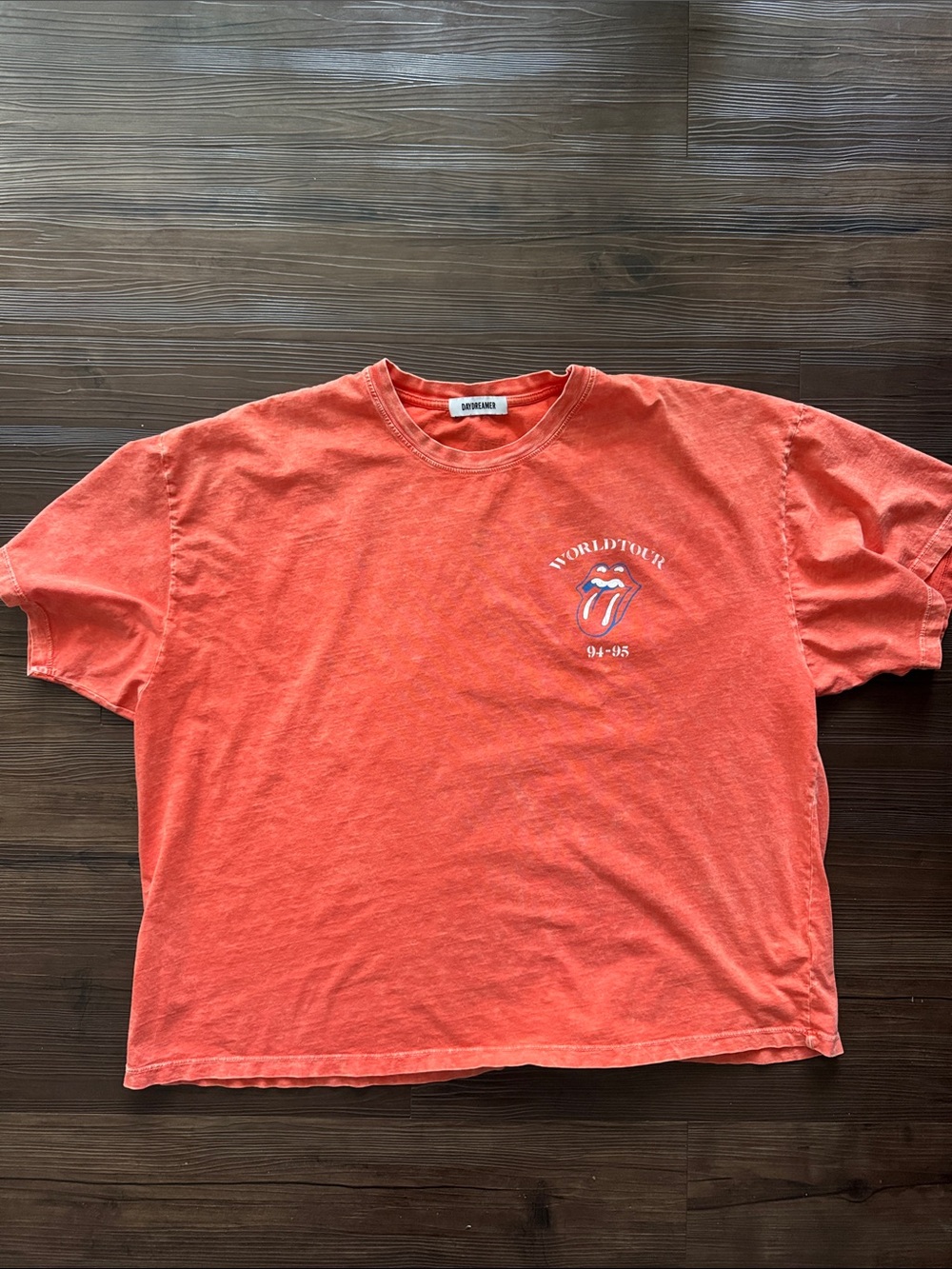 Orange Daydreamer t-Shirt - Rollong Stones World Tour Logo